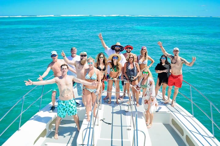Private Catamaran Booze Cruise & Snorkel in Punta Cana: Sandbar Swimming and Open Bar