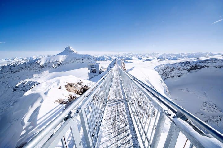 Glacier 3000 Day Trip from Geneva: Peak Walk, Cable Car, and Vaud Riviera Highlights
