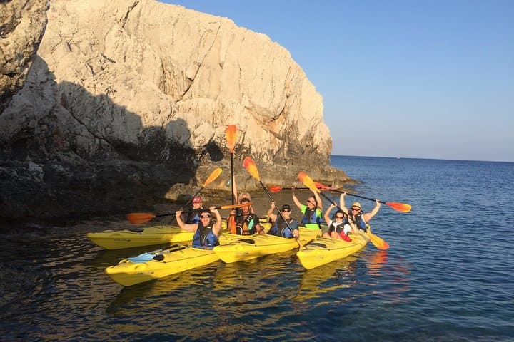 Rhodes Sea Kayaking Adventure — Lindos Caves, Agathi Beach & Feraklos Castle photo 1