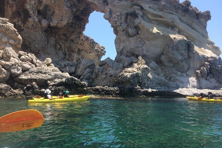 Rhodes Sea Kayaking Adventure — Lindos Caves, Agathi Beach & Feraklos Castle photo 2
