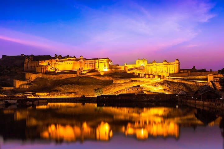 Jaipur Open-Jeep Night Tour — Amber Fort, Jal Mahal & Nahargarh Views photo 1