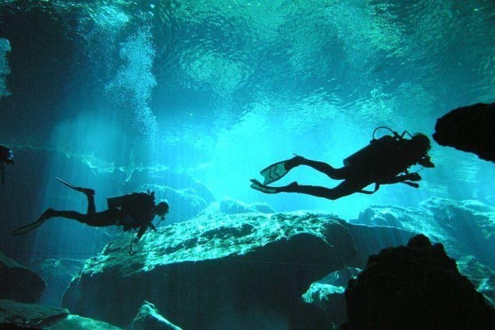 Mayan Cenote Two‑Tank Dive: Cavern Scuba from Playa del Carmen photo 2