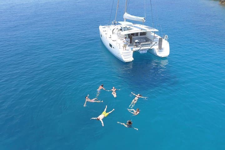 Athens Private Luxury Catamaran Cruise with Greek BBQ, Snorkeling & Riviera Views photo 1
