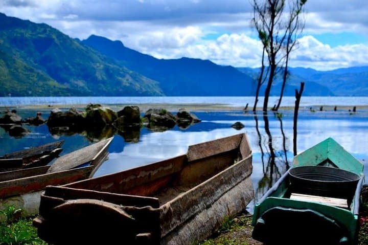 Bicycle Tour Around Lake Atitlán: Mayan Villages, Weaving Co-ops & Coffee Plantations