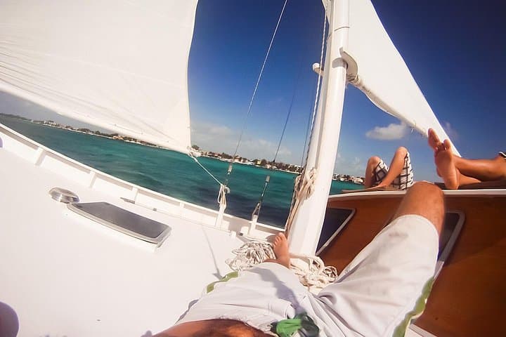 Ambergris Caye Sunset Sail on the 40' Sirena Azul — San Pedro Evening Cruise photo 2