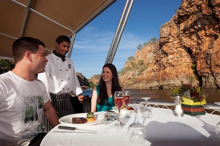 Sunset Dinner Cruise at Nitmiluk (Katherine) Gorge — 3.5-Hour Cultural Boat Tour
