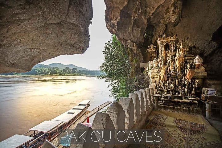 Luang Prabang Pak Ou Caves & Mekong Sunset Cruise — City Tour and Temples photo 3