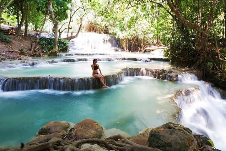 Kuang Si Waterfall Trek and Bear Sanctuary Day Tour from Luang Prabang photo 2