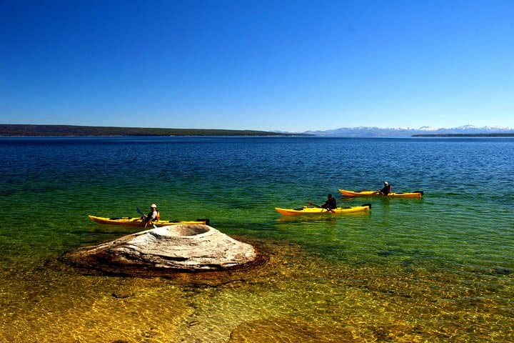 Exploring Yellowstone Lake: A Guided Kayak Adventure to West Thumb Geyser Basin