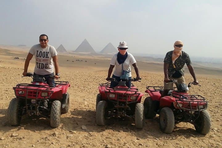 Quad Biking Around the Giza Pyramids: 90-Min Desert Adventure from Cairo