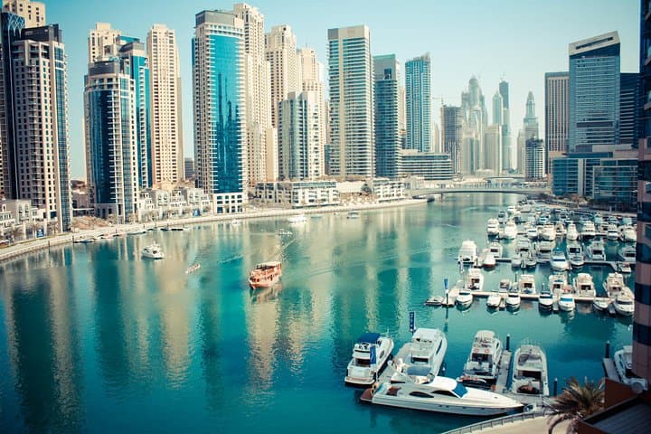 Dubai Top Five Attractions Tour with Marina Cruise and Armani Buffet Dinner