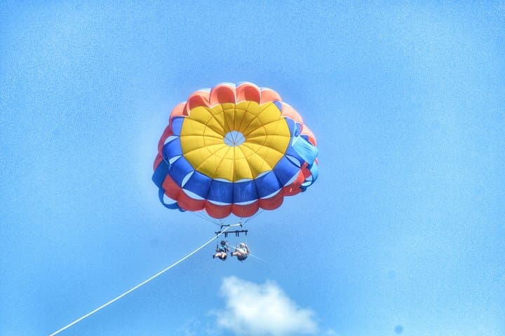 Bali Parasailing Adventure in Nusa Dua: Boat-Launched Flight Over the Bali Coast photo 1