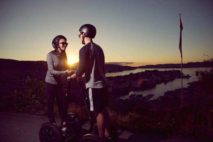 Explore Bergen After Dark: Segway Night Tour to Mt Fløyen's Panoramic Views