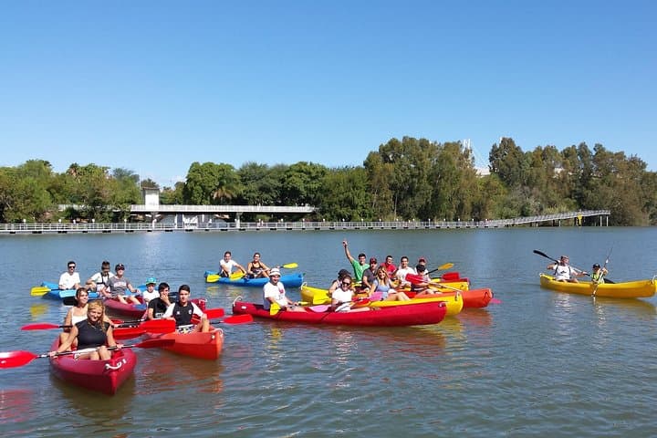 Seville 2-Hour Kayak Tour on the Guadalquivir: Triana, La Cartuja & Historic Sights