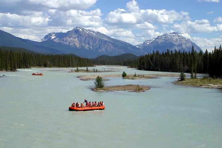 Athabasca River Scenic Float Trip — Family-Friendly Rafting in Jasper National Park