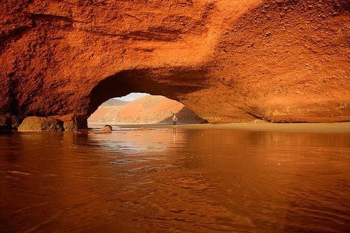 Legzira Beach Day Trip: Red Stone Arches & Atlantic Coast from Agadir