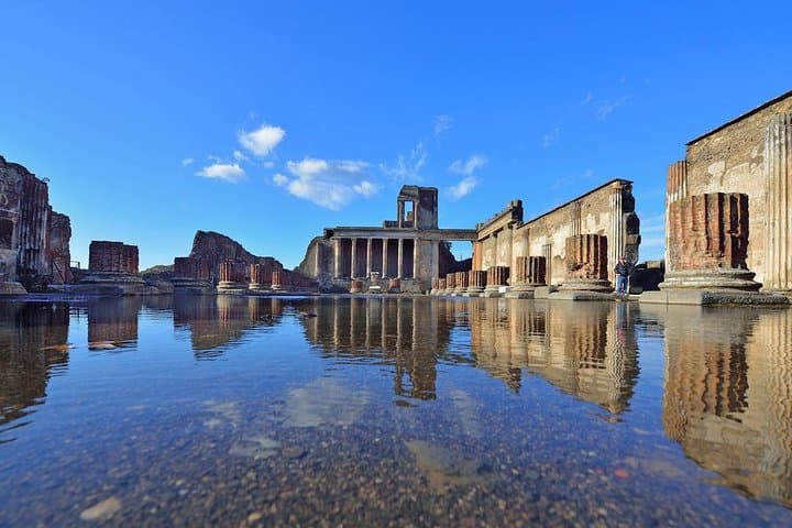 Private Pompeii & Sorrento Day Trip from Rome — Guided Pompeii Visit and Coastal Lunch