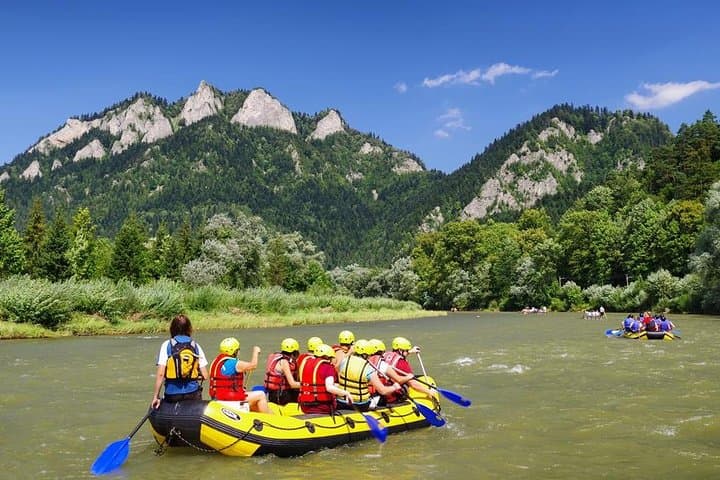 Dunajec River Pontoon Rafting: Full-Day Gorge Adventure from Krakow