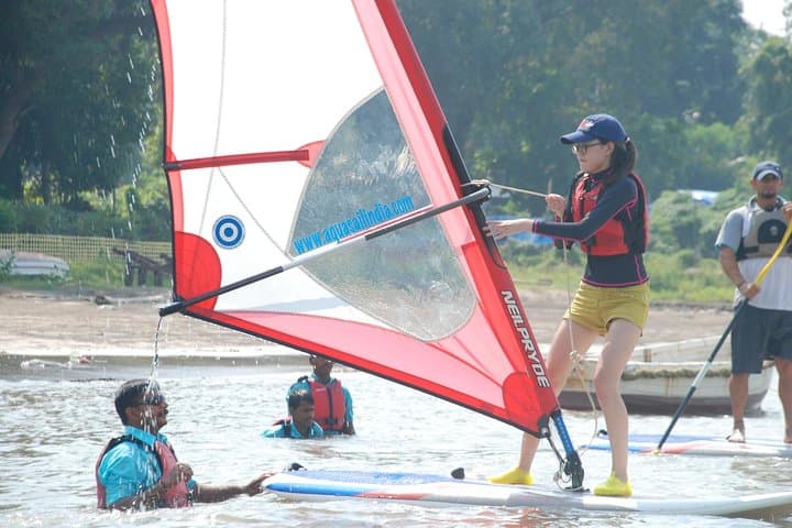 Private Beginner Windsurfing Course in Mandwa — Learn to Windsurf on the Arabian Sea