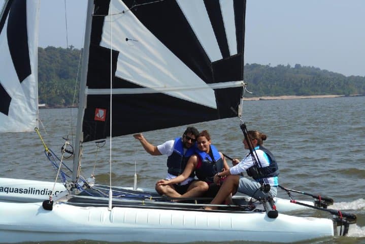 Sailing in Bambolim, Goa — Learn Dinghy & Catamaran Sailing with Aquasail