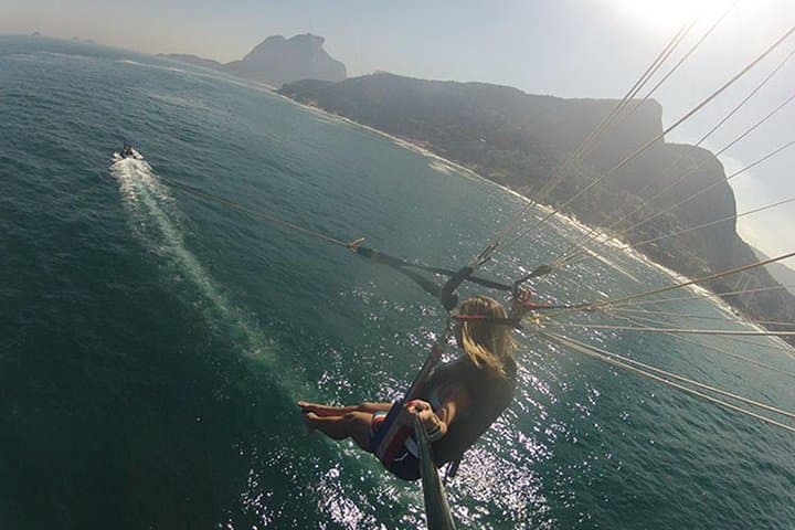 Parasailing Over Guanabara Bay: Rio de Janeiro Aerial Adventure with Hotel Pickup photo 2