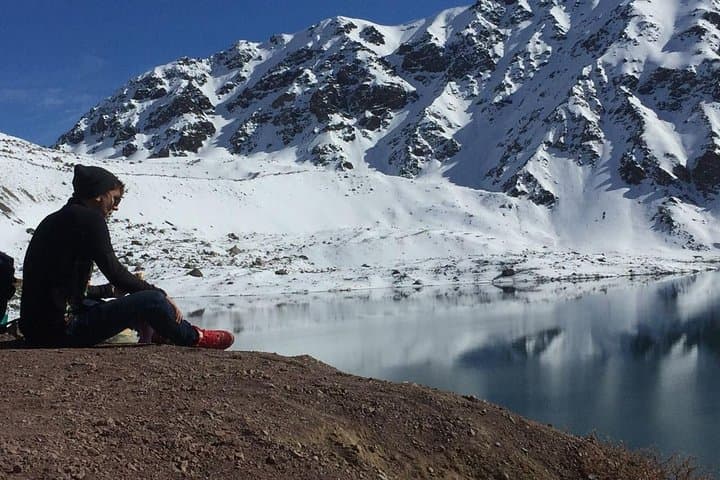 Embalse El Yeso Day Trip: Andes Reservoir, Waterfalls & Wine from Santiago