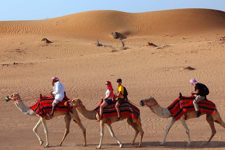 Sunset Camel Trek & Bedouin Dinner in the Dubai Desert photo 2