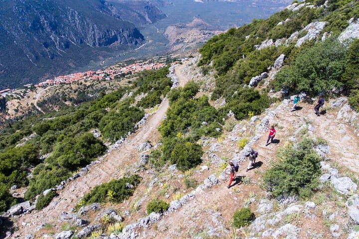 Walking Delphi’s Ancient Footpath: E4 Hike from Livadi Plateau to the Sanctuary