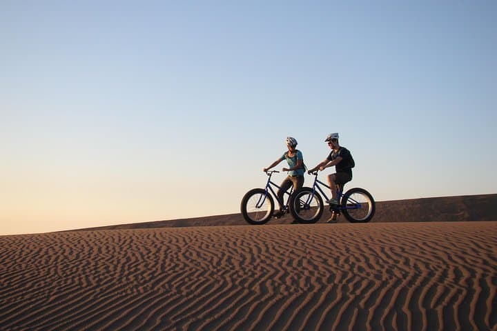 Atacama Fat Biking: Sunset Ride Across the Coastal Dunes Near Iquique