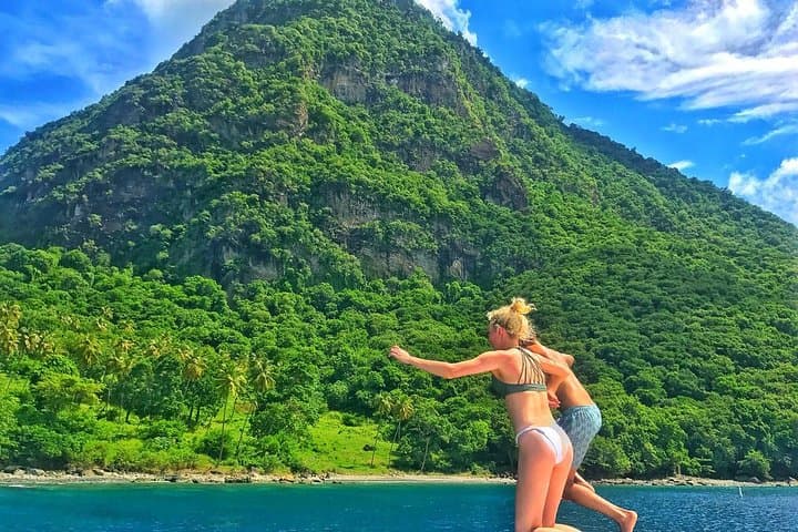 Private Full-Day Coastal Cruise in St Lucia — Snorkel, Waterfalls & Volcano Views photo 1
