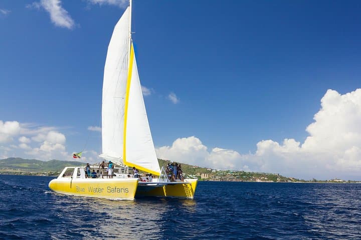 St Kitts to Nevis Catamaran Day Trip — Snorkel Shitten Bay & Pinney's Beach photo 2