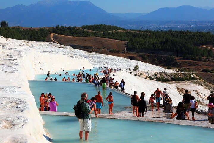 Pamukkale & Hierapolis Day Trip from Fethiye: Travertines, Thermal Pools & Ancient Ruins photo 1