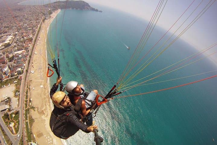 Tandem Paragliding in Alanya: Fly Yassı Tepe Above Cleopatra Beach