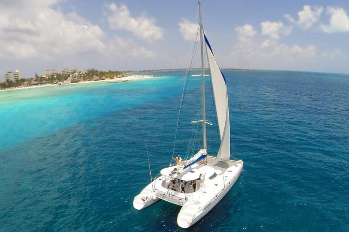 Private Catamaran to Isla Mujeres: Full-Day Snorkel, Beach Club & Transfer from Cancun photo 2