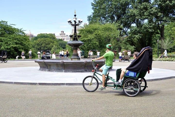 Central Park Guided Pedicab Tour — Private 1–3 Hour Highlights Ride