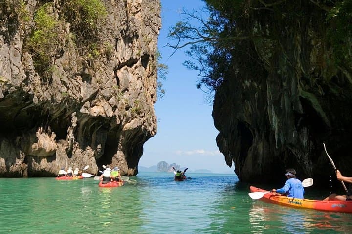 Sea Kayaking to Hong Island: Hidden Lagoons, Snorkels & Limestone Cliffs from Krabi photo 1