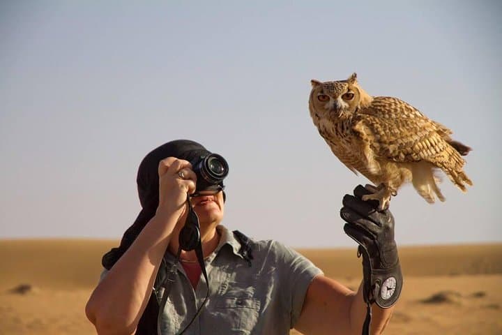 Private Falconry Safari in Dubai Desert Conservation Reserve photo 2