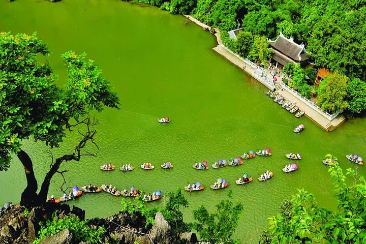 Ninh Binh & Hoa Lu Ancient Citadel Day Tour with Tam Coc Boat and Optional Biking