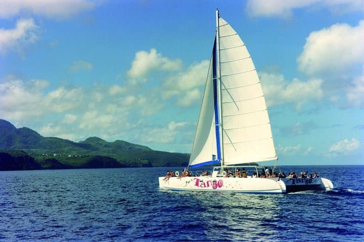 Catamaran Day Trip to Soufriere from Castries — Snorkel, Sulphur Springs & Pitons photo 3
