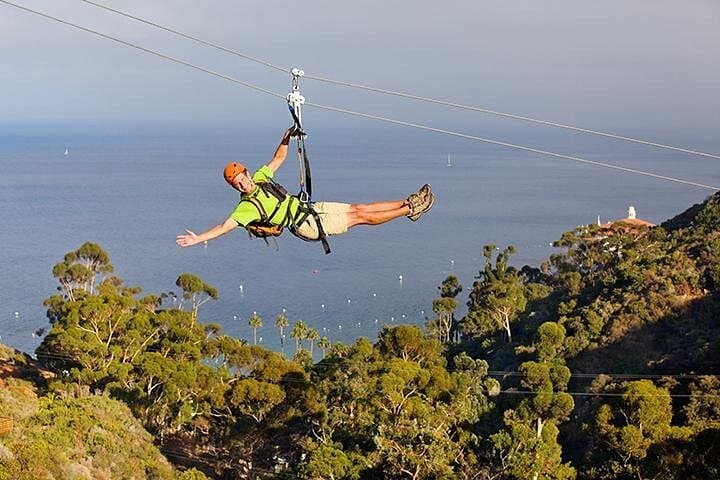 Catalina Island Zip Line Eco Tour — Five Lines Over Descanso Canyon photo 1