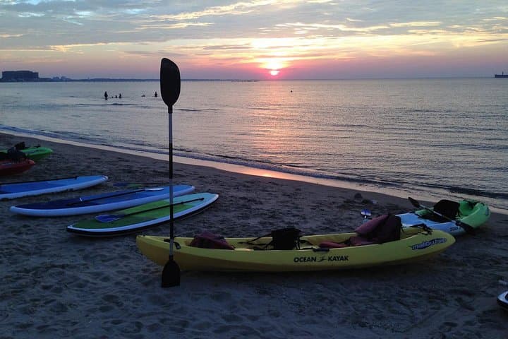 Sunset Dolphin Kayak Tour at First Landing State Park — Virginia Beach