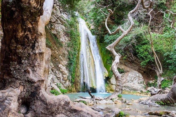 River Trekking in Neda Gorge: Swim, Scramble and Descend to a 25m Waterfall
