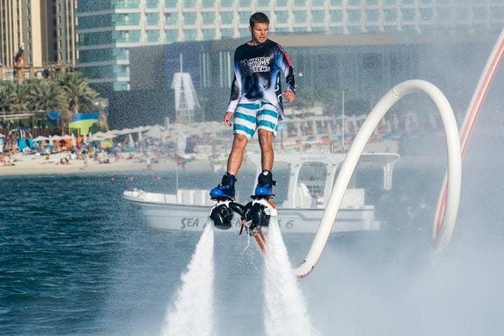 Jet Blade Flyboard Experience in Dubai: Fly Above the Arabian Gulf