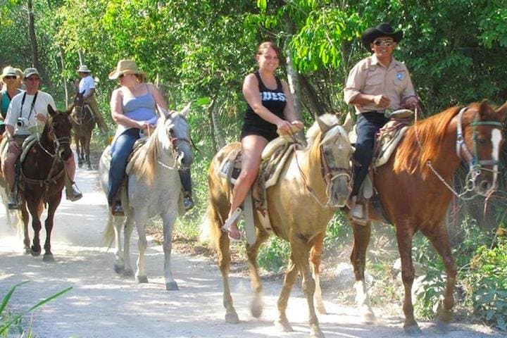 Riviera Maya Zipline and Cenote Horseback Combo from Cancun photo 4