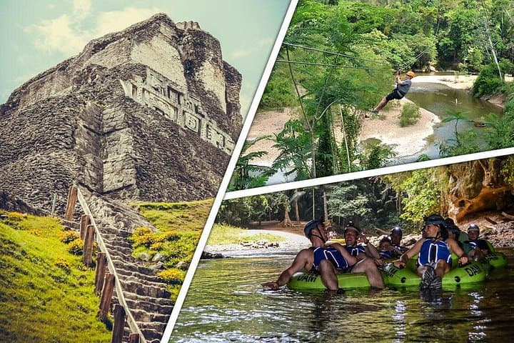 Xunantunich, Cave Tubing & Zipline: Full-Day Adventure from Belize City photo 1