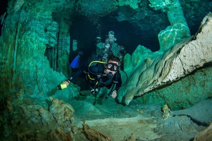 Cenote Diving in Tulum: Two-Tank Cavern Dives at Casa Cenote and Dos Ojos photo 2