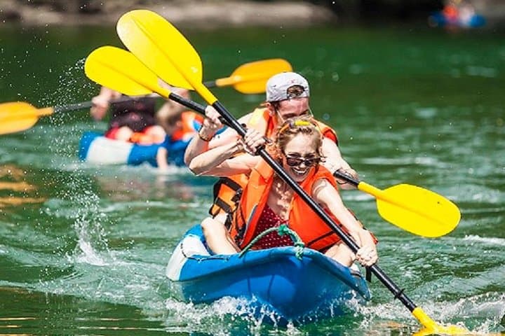 Full-Day Halong Bay Cruise: Bamboo Boat, Kayak & Titov Island Experience photo 4