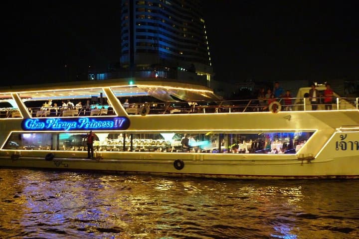 Bangkok Chao Phraya River Dinner Cruise: Buffet Night Cruise & City Views
