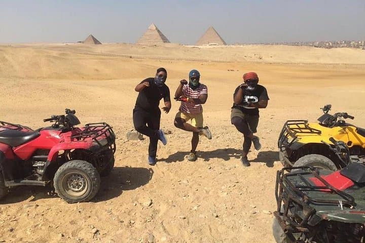Giza Pyramids Private Tour with 1-Hour ATV Quad Ride — Sunrise & Sunset Options