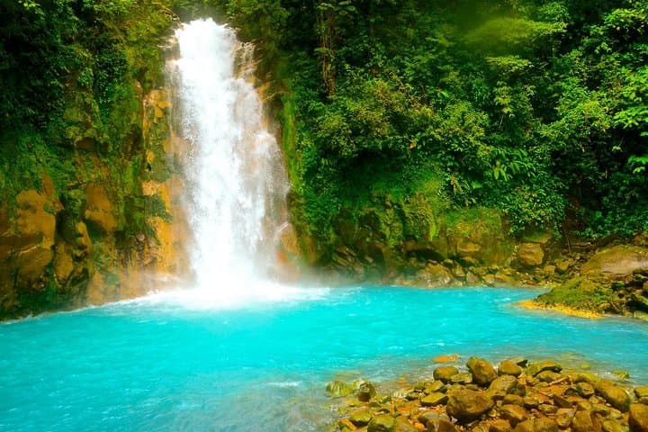 Rio Celeste Hike, Sloth Sanctuary & Llanos de Cortes Waterfall — Full-Day Adventure from Guanacaste